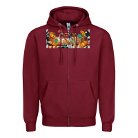 Burgundy cozy vibes libbey glass Zipper Hoodie - BundleAndBundleShop