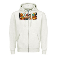 Oatmeal Heather cozy vibes libbey glass Zipper Hoodie - BundleAndBundleShop