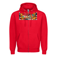 Red cozy vibes libbey glass Zipper Hoodie - BundleAndBundleShop
