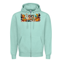 Seafoam cozy vibes libbey glass Zipper Hoodie - BundleAndBundleShop