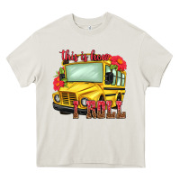 Cream this is how i roll Heavy Core Tee - NancyCooperArtShop