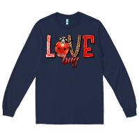 Navy Love bug Long Sleeve Tee - HowdyJamesFarm