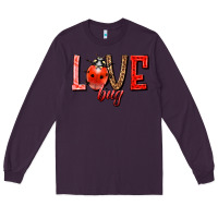 Plum Love bug Long Sleeve Tee - HowdyJamesFarm