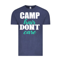 Vintage Denim Camp Hair Don't Care Black Vintage Tee - Bettercallsaul