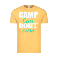 Vintage Mustard Camp Hair Don't Care Black Vintage Tee - Bettercallsaul