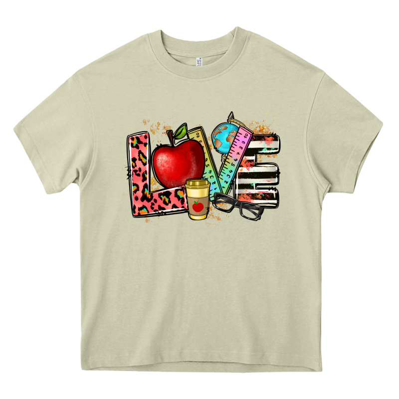 Love Teacher Heavy Core Tee by NancyCooperArtShop | Teevron