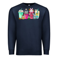 Navy easter day coffee Premium Sweatshirt - CowhideDigitalArt