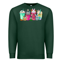 Sports Green easter day coffee Premium Sweatshirt - CowhideDigitalArt