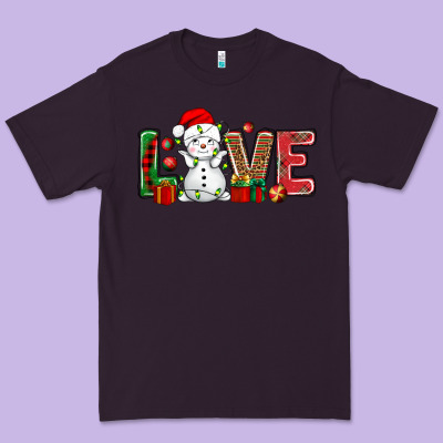 Love Snowman Bbs Premium Tee Designed By Bundleandbundleshop