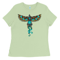 Matcha turquoise thunderbird Ladies Tee - RanaPortraitStore