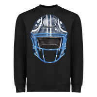 Black football helmet fa element 1 Heavyweight Sweatshirt - FaDigitalArtStudio