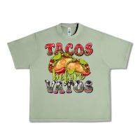 Oil Green Tacos Before Vatos Urban Heavy Tee - texasbilliewilder