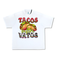 White Tacos Before Vatos Urban Heavy Tee - texasbilliewilder