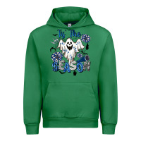 Emerald Tis' The Season Cheer Ghost Urban Hoodie - BarkalooDesign