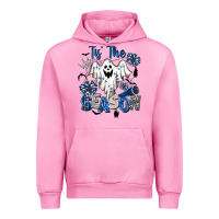 Fuchsia Pink Tis' The Season Cheer Ghost Urban Hoodie - BarkalooDesign