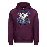 Mauve Wine Tis' The Season Cheer Ghost Urban Hoodie - BarkalooDesign