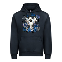 Navy Tis' The Season Cheer Ghost Urban Hoodie - BarkalooDesign