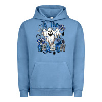 Pigment Pebble Blue Tis' The Season Cheer Ghost Urban Hoodie - BarkalooDesign