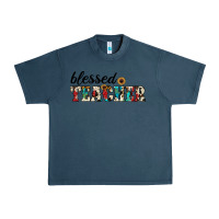 Midnight Navy blessed teacher Urban Heavy Tee - JahusDesignShop