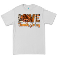 Dove Grey love thanksgiving with turkey bbs Premium Tee - BundleAndBundleShop