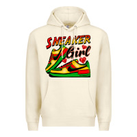 Sandshell sneaker girl Premium Hoodie - FaDigitalArtStudio