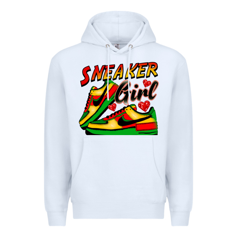 Sneaker Girl Premium Hoodie by FaDigitalArtStudio | Teevron