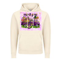 Vintage Artic Mardi Gras with gnomes Vintage Hoodie - NancyCooperArtShop