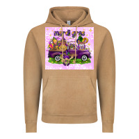 Vintage Camel Mardi Gras with gnomes Vintage Hoodie - NancyCooperArtShop