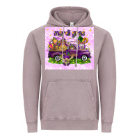 Vintage Zinc Mardi Gras with gnomes Vintage Hoodie - NancyCooperArtShop