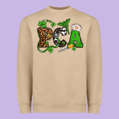 St. Patrick's Day Pca Heavyweight Sweatshirt Designed By Oliviacreatesart
