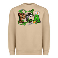 Mushroom St. Patrick's Day PCA Heavyweight Sweatshirt - OliviaCreatesArt