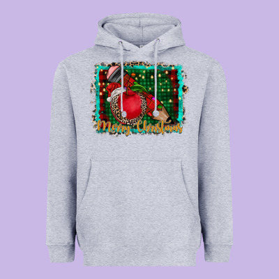 Merry Christmas Teacher Heavyweight Hoodie Designed By Cowhidedigitalart