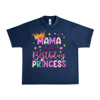 Navy mama of the birthday princess Urban Heavy Tee - NancyCooperArtShop