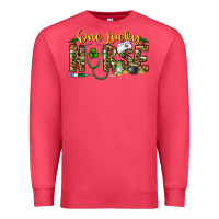 Cardinal one lucky nurse Premium Sweatshirt - CowhideDigitalArt