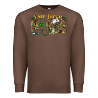 Chestnut one lucky nurse Premium Sweatshirt - CowhideDigitalArt
