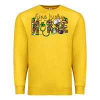 Lemon one lucky nurse Premium Sweatshirt - CowhideDigitalArt