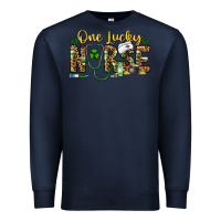 Navy one lucky nurse Premium Sweatshirt - CowhideDigitalArt