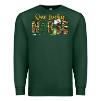Sports Green one lucky nurse Premium Sweatshirt - CowhideDigitalArt