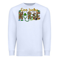 White one lucky nurse Premium Sweatshirt - CowhideDigitalArt