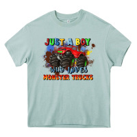Arona just a boy who loves monster trucks Heavy Core Tee - JahusDesignShop