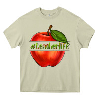 Mossy teacher life with apple Heavy Core Tee - NancyCooperArtShop