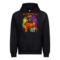 Black did somebody say treat Urban Hoodie - BarkalooDesign