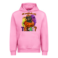 Fuchsia Pink did somebody say treat Urban Hoodie - BarkalooDesign