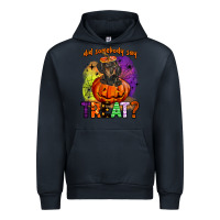 Navy did somebody say treat Urban Hoodie - BarkalooDesign