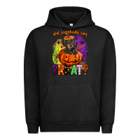 Pigment Black did somebody say treat Urban Hoodie - BarkalooDesign
