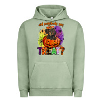 Pigment Oil Green did somebody say treat Urban Hoodie - BarkalooDesign
