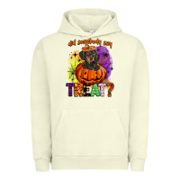 Pigment Pistachio did somebody say treat Urban Hoodie - BarkalooDesign