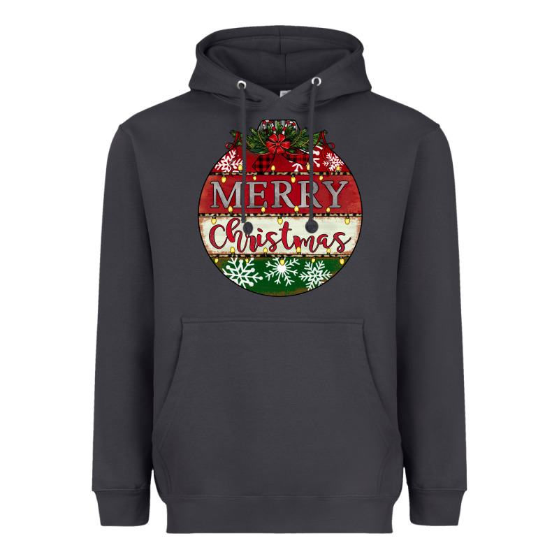 Merry Christmas Heavyweight Hoodie by CowhideDigitalArt | Teevron