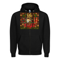Black oh holy night Zipper Hoodie - BundleAndBundleShop