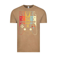 Vintage Coffee level 34 unlocked shirt video gamer 34th birthday gifts tee t shirt Vintage Tee - longCreatives